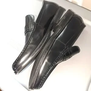 Steve Madden JARNO BLACK LEATHER slip on loafers NEW Men\'s 13 M Steve Madden Men main image 2